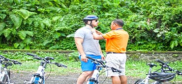 cycling in sidemen east bali